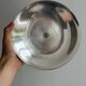 Shiny silver metal cup