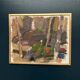 Swedish Oil on Panel“Composition” by Nils Folke Knafve –Vintage & Framed