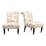 Pair of 1950s cocktail armchairs