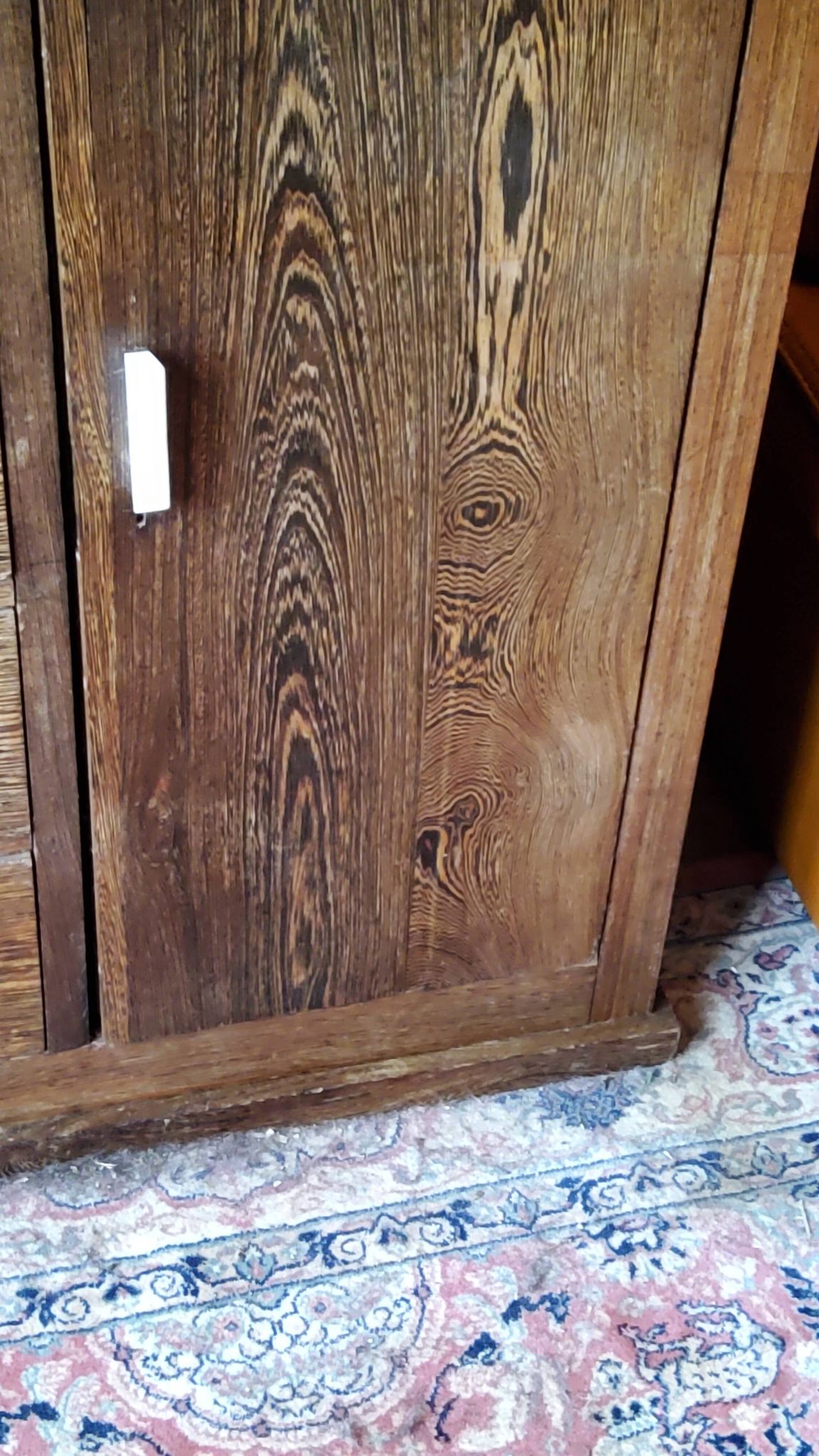Art Deco style sideboard in palm wood