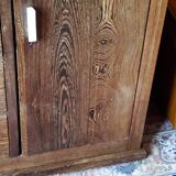 Art Deco style sideboard in palm wood