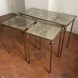 Tables d’appoint set des 3- side tables à set of three.