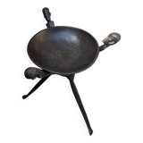 Tripod pocket emptier handcrafted African art ethnic tribal decoration