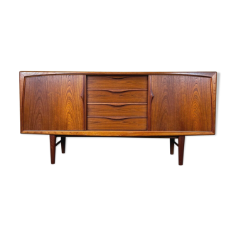60s 70s teak sideboard Credenza Axel Christensen ACO Møbler Denmark 60s