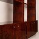 Parchment bookcase by Aldo Tura for Tura Milano 1960