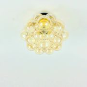1 of 3 Mid-Century Bubble Glass Ceiling Lights by H.Tynell for Limburg, 70s