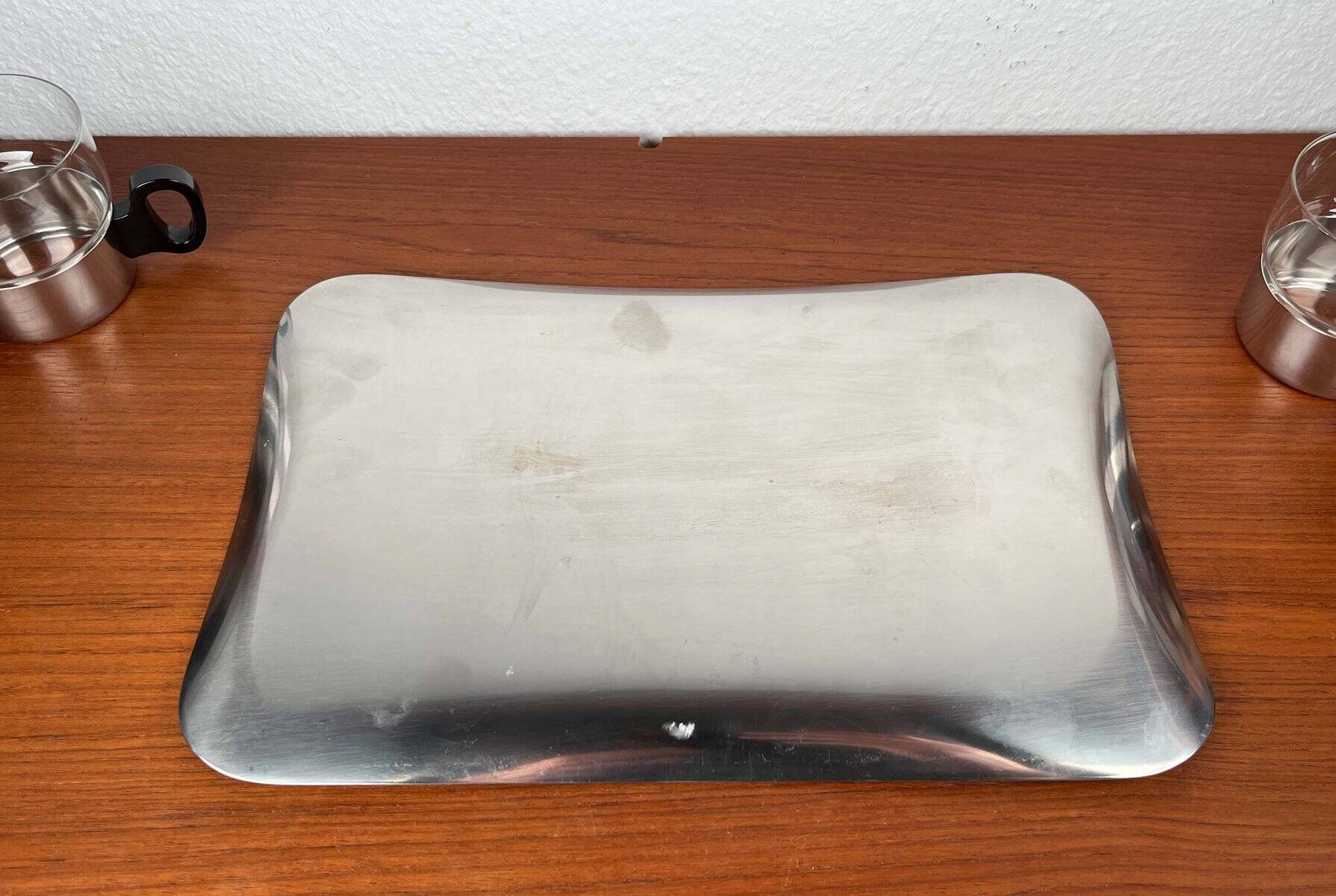 Ensemble de verres à thé et plateau allemands du milieu du siècle moderne de WMF, années 1960, lot de 7