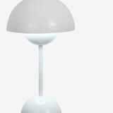 Scandinavian vintage white lamp