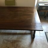 Extended farmhouse table