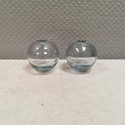 Two small "Rondo" ball vases by Per Lütken for Holmegaard Glassworks 1961