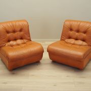 Red armchair, Italian design, 1970s, production: Italy