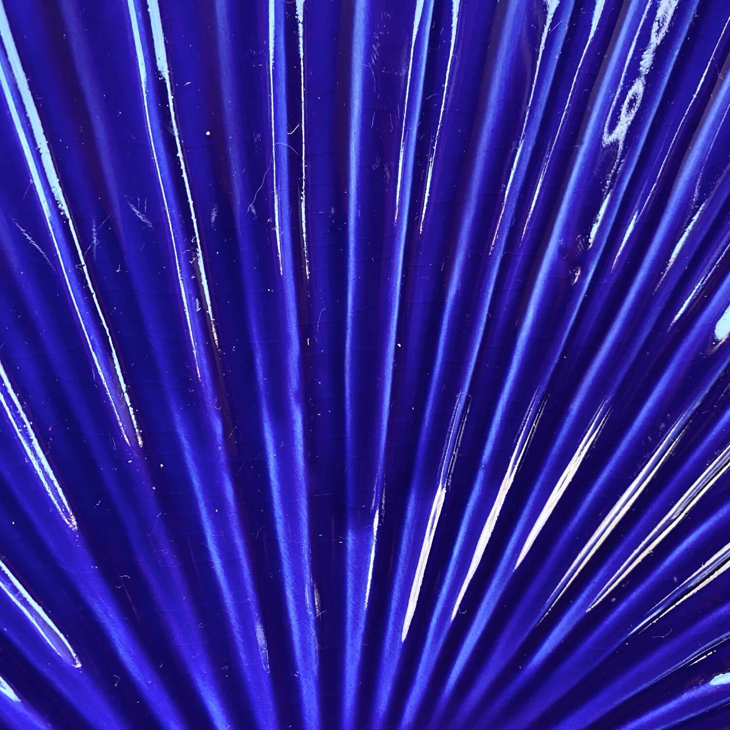 Large ceramic platter with a seashell design