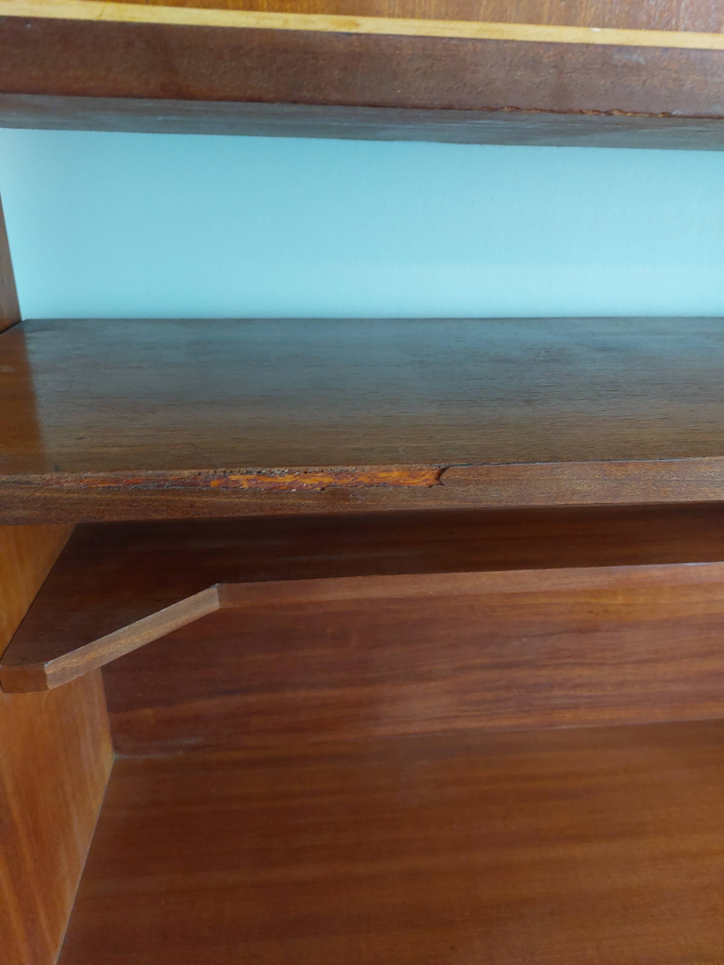 Vintage teak library