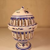 Latticework porcelain lantern