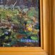 Vintage Signed Oil Painting Landscape Lake & Trees Scene