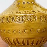 Italian pottery carafe from the mid-century by Aldo Londi for Bitossi, 1960s.