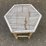 1960s bamboo coffee table