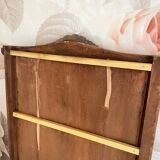 Large antique carved wooden mirror – Louis XV style – 140 x 90 cm