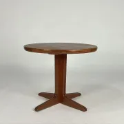 Danish teak dining table round vintage mid-century design VV Mobler