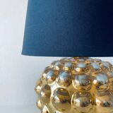 Gold bubble ceramic lamp