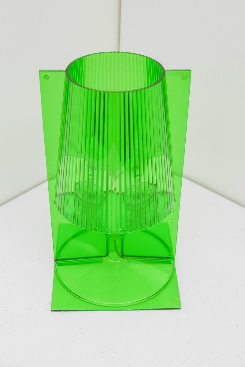 Lampe de table en polycarbonate transparent vert par Ferruccio Laviani pour Kartell, 2003.