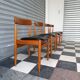 Lot de 4 chaises danoises en teck