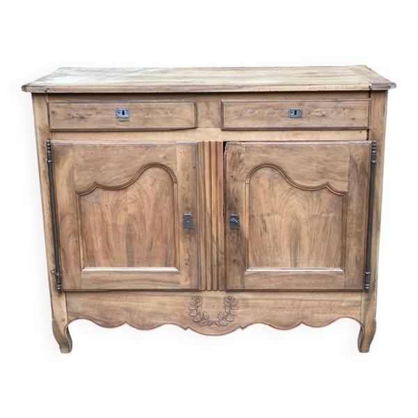 Buffet Louis XV rénové en chêne massif XVIIIème