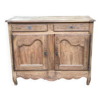 Buffet Louis XV rénové en chêne massif XVIIIème