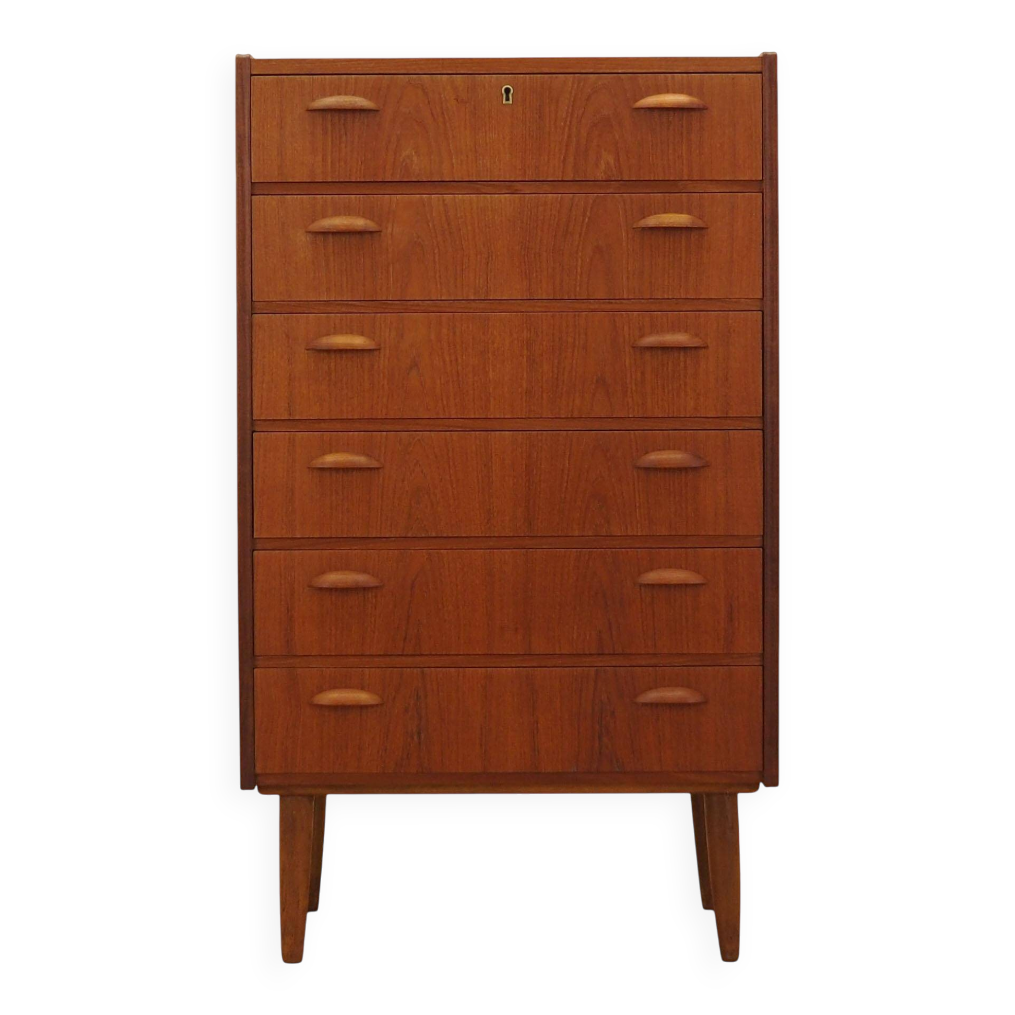 Commode en teck, design danois, années 1970, fabriquée au Danemark