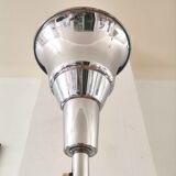 30s art deco floor lamp in chrome metal