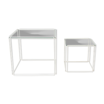 Two bedside tables by Max Sauze