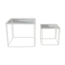 Two bedside tables by Max Sauze