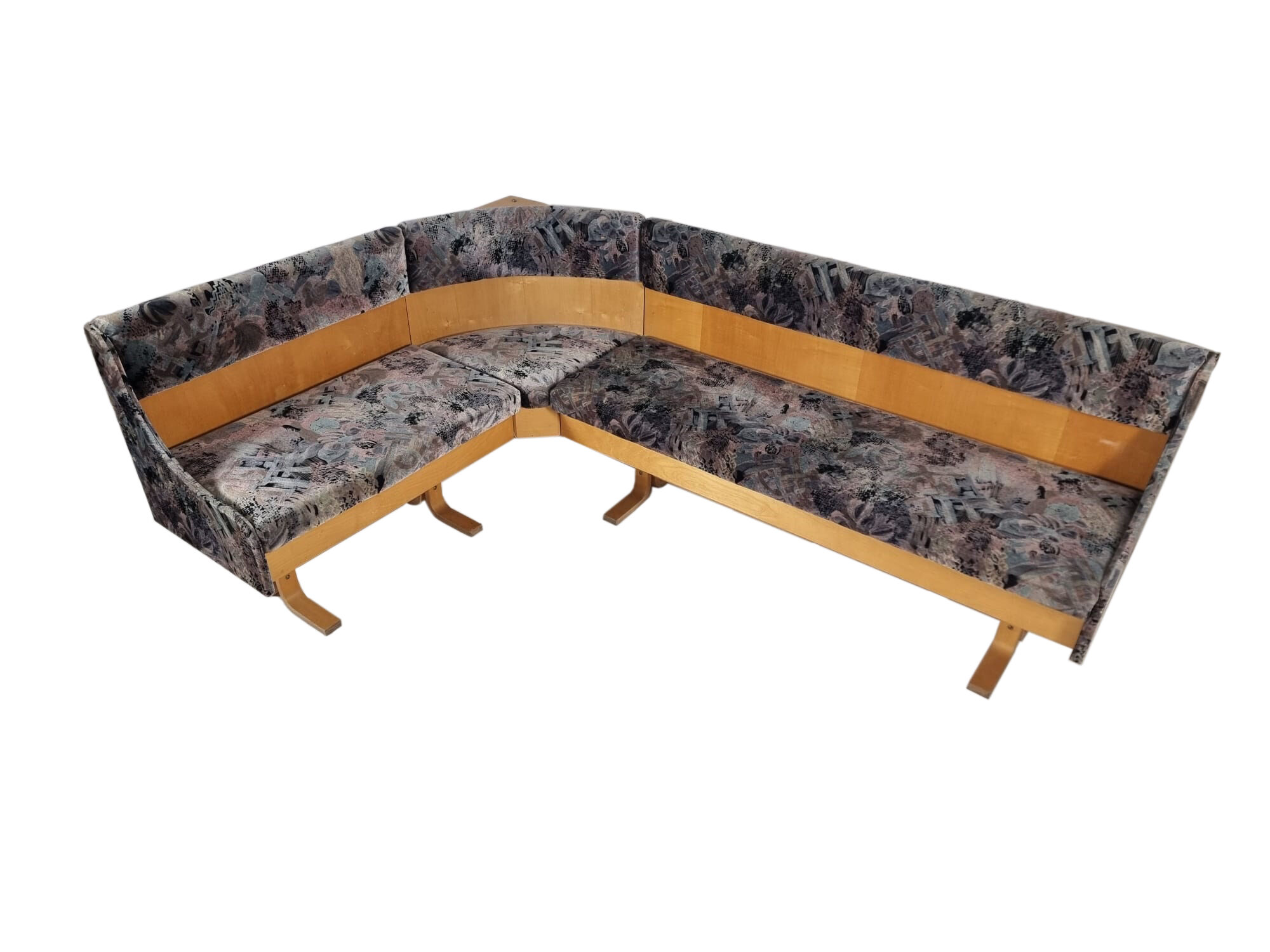 Corner sofa by Ludvik Volak for Drevopodnik Holesov 1960s