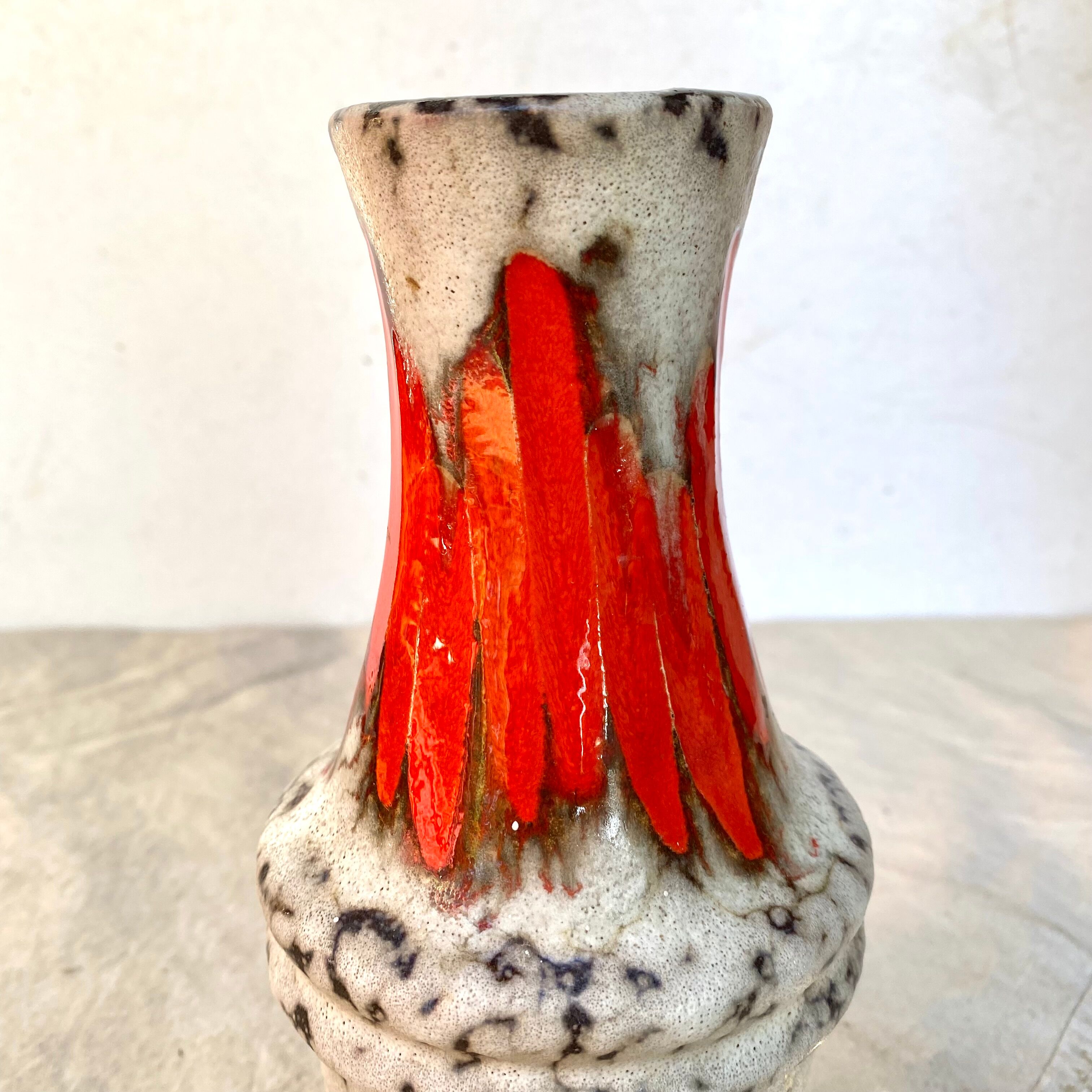 Vintage Schleurih ceramik Fat Lava vase