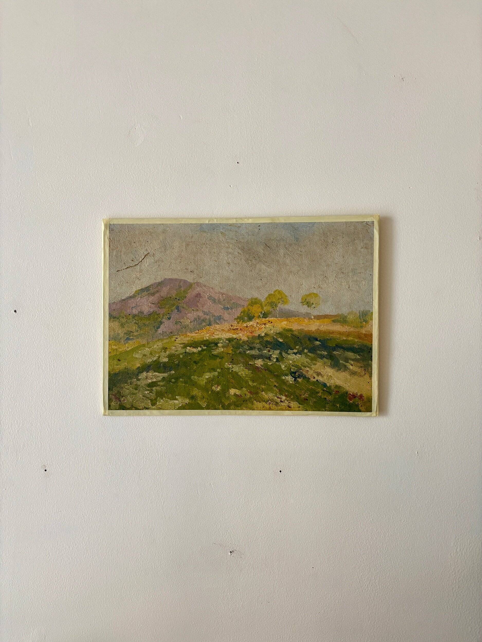 Oil painting on canvas "Mountain" No. 63