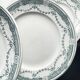 Set of 6 old earthenware plates Moulin des Loups & Hamage – Provence model – Terre de Fer
