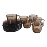 Set of vintage Spanish Duralex coffee cups