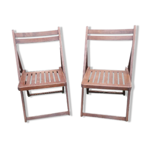 chaises pliantes bois