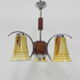 Art deco hanging lamp in glass