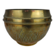 old gilded brass flower pot shabby chic old brass flowers pot