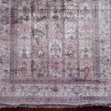Handmade silk cashmere rug 173x120cm