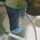 Blue vase by Jacques Blin