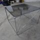 Table basse par max Sauze collection Isocèle 1970 plateau verr