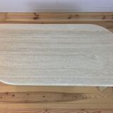Travertine coffee table