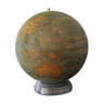 Globe terrestre lumineux Perrina en verre