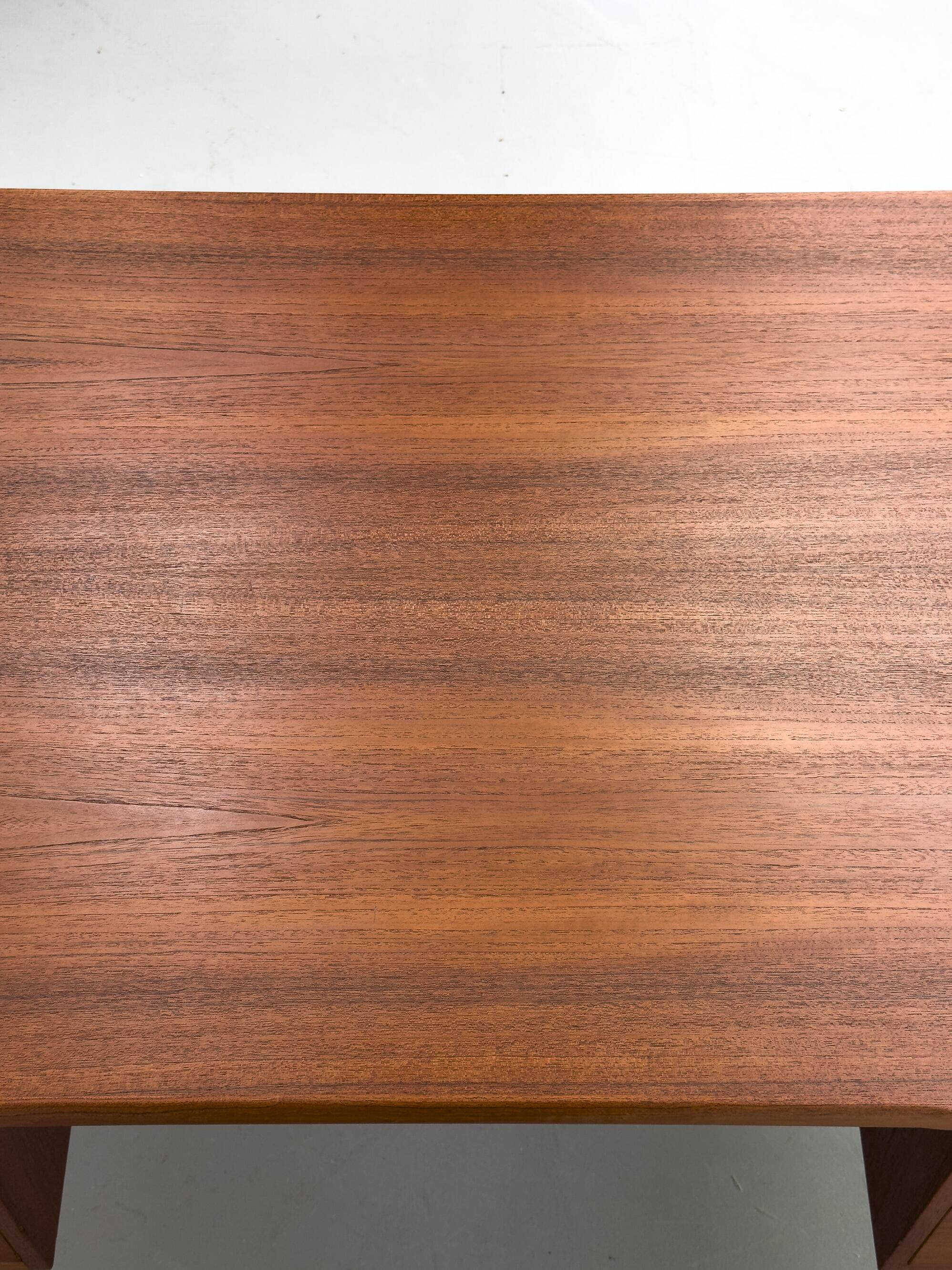 Danish teak desk with drawers, 1960s