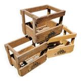 Wooden crate brasserie caulier