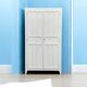 Antique Parisian panelled wardrobe from 1940.