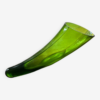 Vase soliflore corne verte