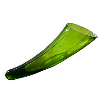 Vase soliflore corne verte